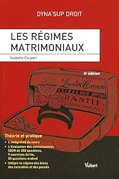 Les  régimes matrimoniaux