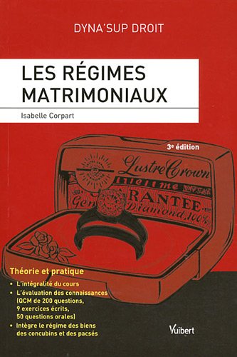 Les  régimes matrimoniaux