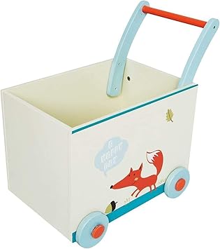 carrito bebe madera