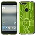 Cruzerlite Google Pixel XL Case, Bug droid Circuit TPU Case for Google Pixel XL - Retail Packaging - Green