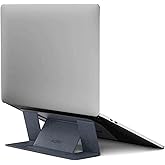 MOFT Laptop Stand for Desk, Adhesive Laptop Stand with 2 Adjustable Viewing Angles, Foldable and Portable Computer Stand Comp