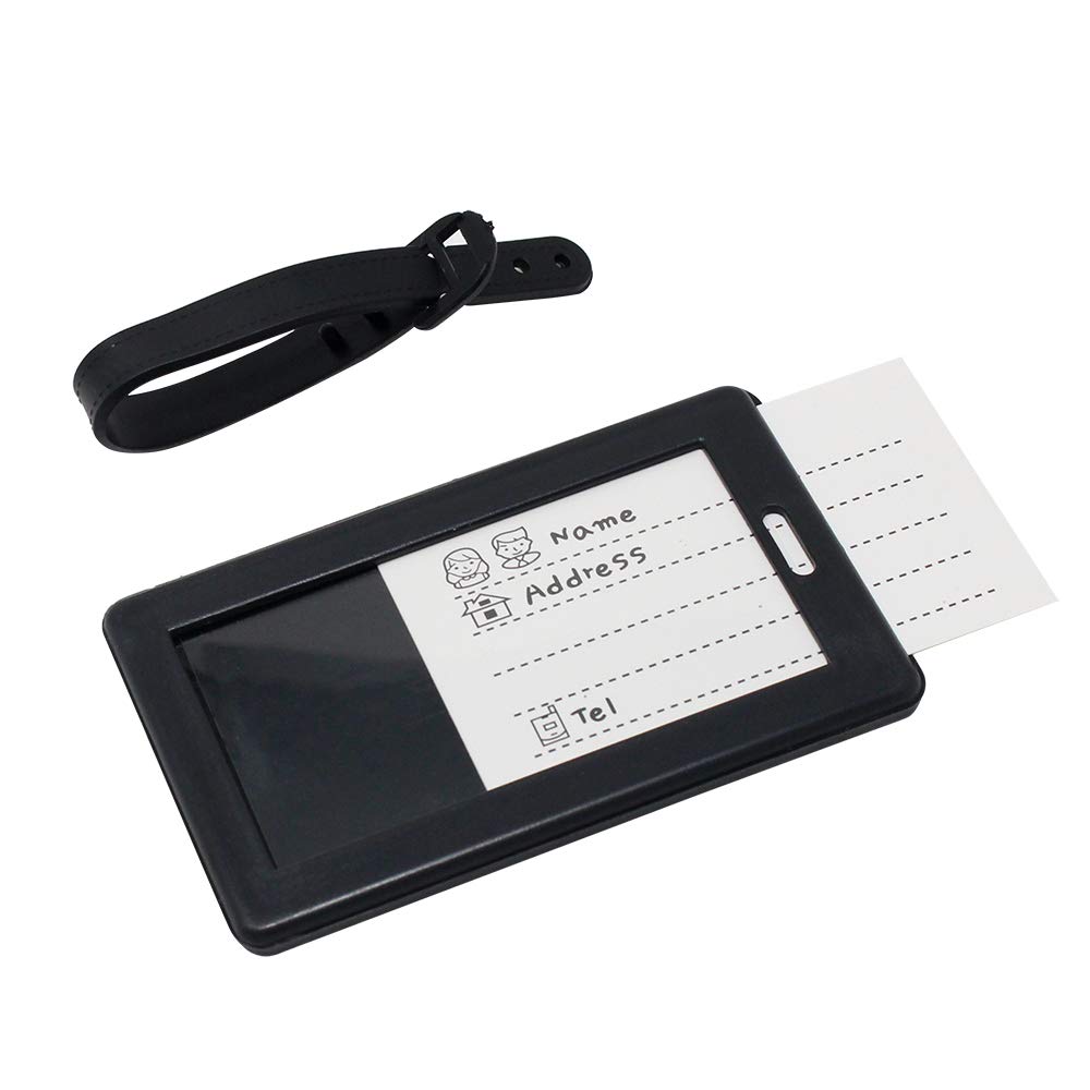 Miayon 18pcs Luggage Tags Suitcase Labels ID Tags Business ID Card Holder