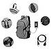 Laptop Backpack with USB Charging Port and Headphone Compartment, Fits 12-16 inch laptop and Notebook, Waterproof School Rucksack Business Knapsack Travel Daypack College Bookbag (grey-1)