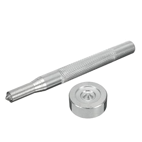 Fulllove Spenglerschrauben Set 20 tlg. 3/8 Zoll Druckknöpfe mit Schraubbolzen, aus Metall, Ersatzteil-Kit mit insgesamt 62 Ei