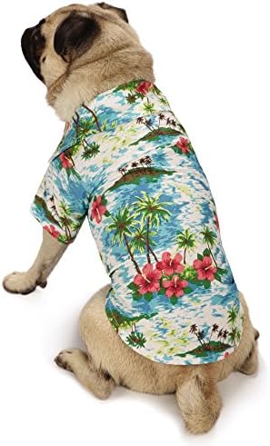 Pet Supplies Camp pet shirts, Blue, Small Medium US