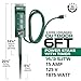 Outdoor Power Stake Timer for Yard & Garden with 6 Outlets and 6 Foot Extension Cord - 14/3 SJTW