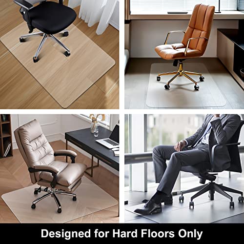 Kuyal Office Chair Mat for Hardwood Floor, 30'' x 48'' Rectangle