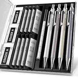 Four Candies 0.5mm Mechanical Pencil Set with Case