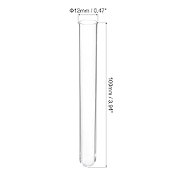 PATIKIL 7ml Plastic Test Tubes with Cork