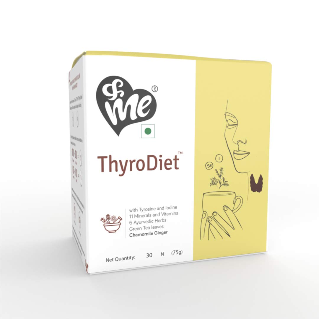 &Me Thyroid Tea for Hyperthyroidism Restore healthy T3, T4 levels, Manages Weight, Green Tea