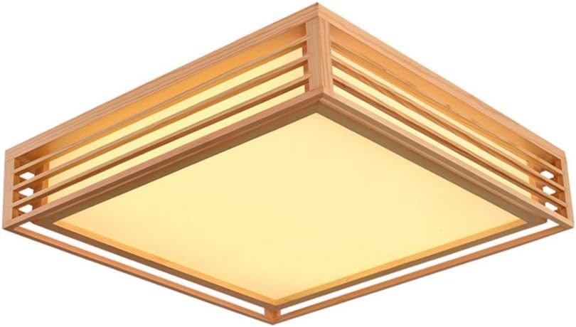 BRIGHTLLT Kantholz, Decke lampen Schlafzimmer einfache hölzerne