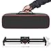Zecti 15.7'' Adjustable Carbon Fiber Camera Slider Track Dolly Sliders Rail System and Video Shot Follow Focus Shot Panoramic Shooting