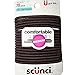 Scunci No Damage Hair Elastics, Large, Black 18 ea