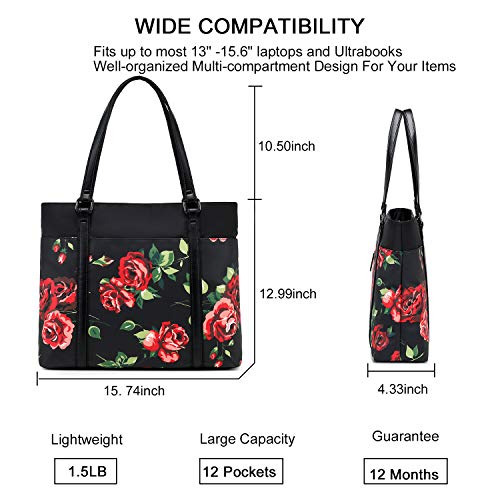 Ripley - BOLSO DE MANO PARA ORDENADOR PORTÁTIL PARA MUJER BOLSO DE MANO CON  DISEÑO FLORAL PARA PROFESOR PARA ORDENADOR PORTÁTIL