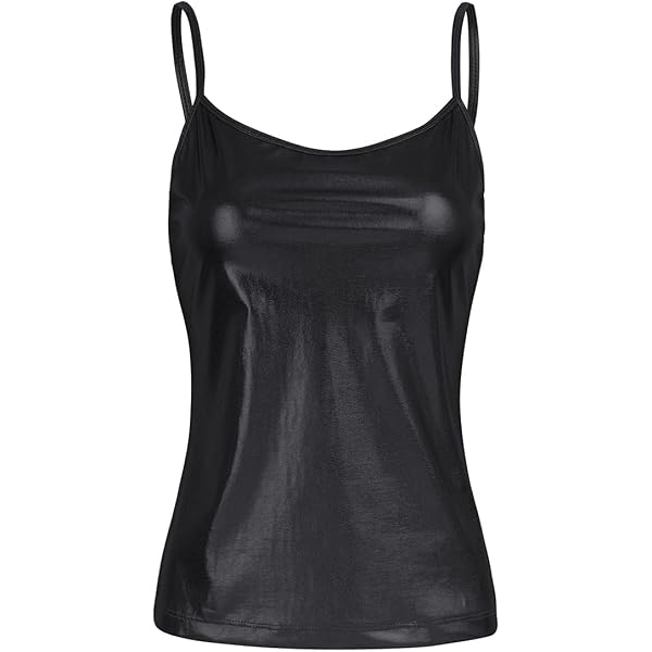 Floerns Women's Crocodile Leather Print Tank Top – Sleeveless Mock Neck, Ruched Detail, Asymmetrical Hem – Club, Party, Or Casual Wear (Check Size Chart) - View #10