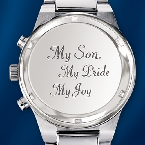 Buy My Son, My Pride And Joy Stainless Steel Chronograph Men's Wrist