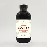 Sugar-Free Natural Vanilla Extract &ndash; Authentic Flavor, Real Vanilla Beans, No Added Sugar, Ideal for Baking, Coffee &amp; Desserts (8.4 oz)