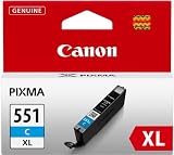 Canon CLI-551 X L Ink Cartridge Blue Authentic/Original