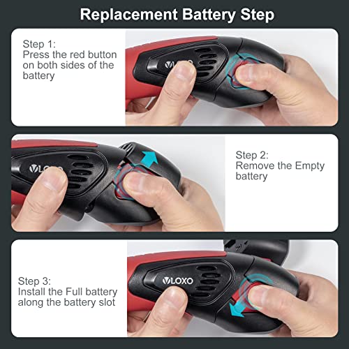 VLOXO Cordless Electric Fillet Knife, Rechargeable Fish Fillet Knife