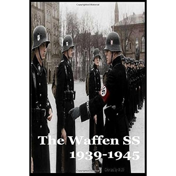 12 Ss Colorized Waffen Ss Soldier Colorized