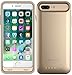 iPhone 8 Plus / 7 Plus Battery Case, Alpatronix BX170plus 5.5-inch 4200mAh Ultra Slim Rechargeable Protective Portable Extended Backup Charging Case for iPhone 7+ 8+ Juice Bank Power Pack - Gold