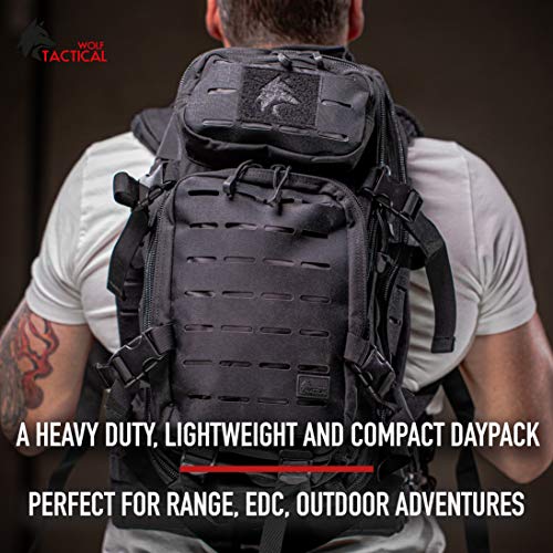 WOLF TACTICAL Army Backpack EDC Backpack Small Tactical Backpack Military Backpack for Men