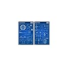 Trends International Wall Poster Star Wars Imperial and Rebel Blueprint Bundle, 22.375" x 34"
