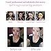 Rechargeable Selfie Light, Portable Mini 30 White LED Beauty Fill in Ring Light 4 Gears Brightness with USB Charging Cable for iPhone/iPad/Android in Dim Environment