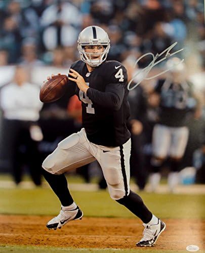 derek carr autographed jersey