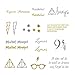 Tattify Harry Potter Temporary Tattoos - You're a Wizard (Complete Set of 24 Tattoos - 2 of each Style) - Individual Styles Available and Fashionable Metallic Temporary Tattoos