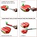 Meethome Watermelon Slicer, 2 pack, GREEN
