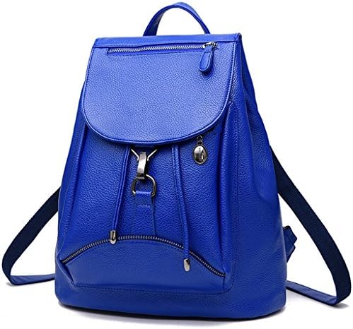 BOBILIKE Women Leather Backpack Purse Casual Travel Shoulder Bags Cute Daypacks, Blue