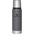 Stanley Classic Vacuum Insulated Wide Mouth Bottle - Charcoal - BPA-Free 18/8 Stainless Steel Thermos for Cold & Hot Beverages - 1.0 QT
