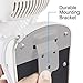 Simple Deluxe Household Quiet 16-Inch Digital Wall Mount Oscillating Exhaust Fan with Remote and Built-in Timer, 1 pack, white