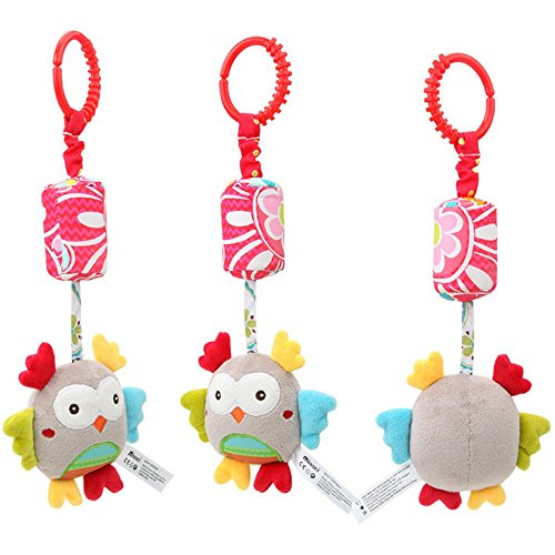 image for Daisy's Dream Daisy 3 Packs Infant Hanging Rattle, Soft Baby Wind Chim
