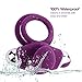 Vibrating Cock Ring 10 Vibration- Settings Stimulate Penis, Vagina & Clit - Sex Toy Suitable for Men and Couples - Waterproof & Discreetly Packaged Adult Toy, Purple, Lyps Eros