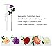JUSTOYOU 10pcs Artificial Rose Silk Flower Blossom Bridal Bouquet Home Wedding Decor(Gradient Pink)