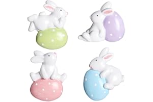 Festive Easter Bunny Magnet Stickers, Bright Resin Decorations for Your Fridge to Celebrate the Holiday with Family and Frien