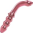 TOPWEL Bent Graduate Glass Pleasure Wand, Assorted Colors