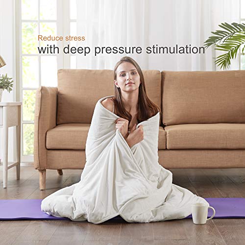 Degrees of Comfort [Upgraded Weighted Throw Blanket Thick & Fuzzy