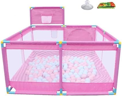 plastic playpen with mats