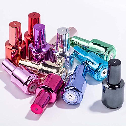 Nail Lacquers,Mirror Nail Polish Plating Silver Paste Metal Color Stainless Steel Mirror Silve,Metal, Nail Art Accessories,