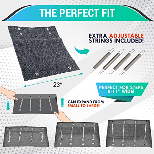 LATCH.IT RV Step Covers 3 Pack 23" Wide Camper Step Covers RV Stair