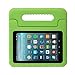 AVAWO Kids Case for Fire 7 2017 - Light Weight Shock Proof Handle Kid-Proof Case for Fire 7 inch Display Tablet (7th Generation - 2017 Release), Green