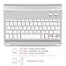 Fintie iPad Pro 9.7 / iPad Air 2 Keyboard Cover - [Multi-Angle] 7 Colors Backlit Slim Wireless Bluetooth Keyboard (with Auto Wake / Sleep) for Apple iPad Air 2 / iPad Pro 9.7 (Silver)