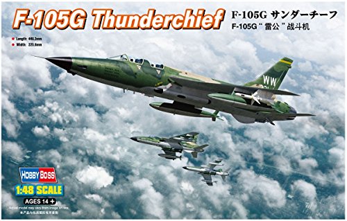Hobby Boss F-105G Thunderchief Airplane Model Building Kit