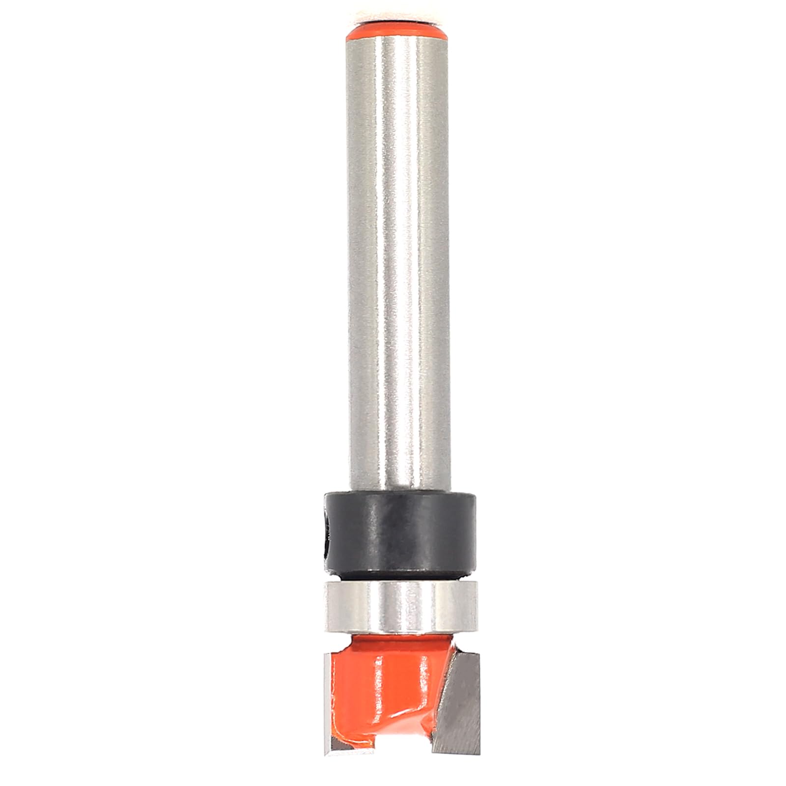 Akylin Pattern Flush Trim Router Bit 1/4 Inch Shank - Cut Dia 3/8", Cutting Length 1/4" , Pattern/Template Router Bit, Flush Cut Router Bit for Woodworking Trimming — image 1
