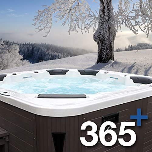 DEKO VERTRIEB BAYERN XXL Luxus SPA LED Whirlpool Set 215x215 Farblicht Outdoor Indoor Pool 5 Personen inkl. Spedition – Bild 5