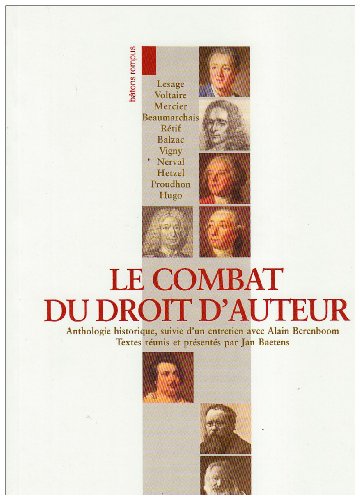 Le  combat du droit d'auteur