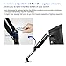 FLEXIMOUNTS Desk Monitor Mount,Full Motion Single LCD Arm for 10